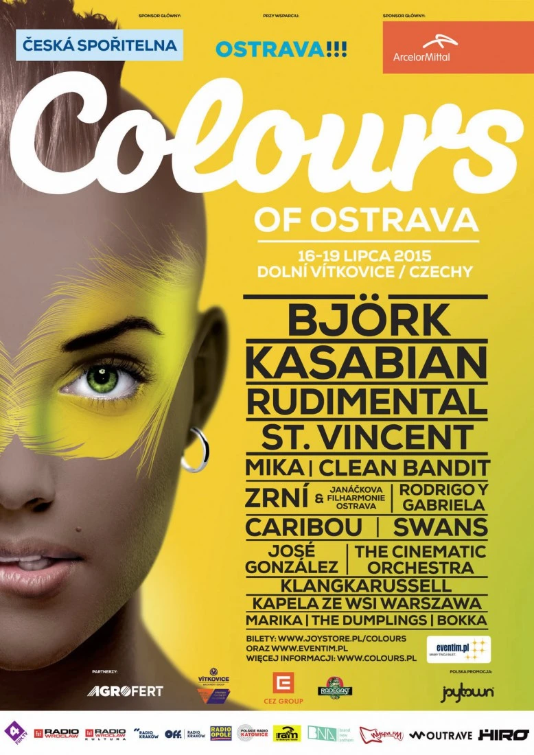 Do festiwalu Colours of Ostrava pozostał miesiąc