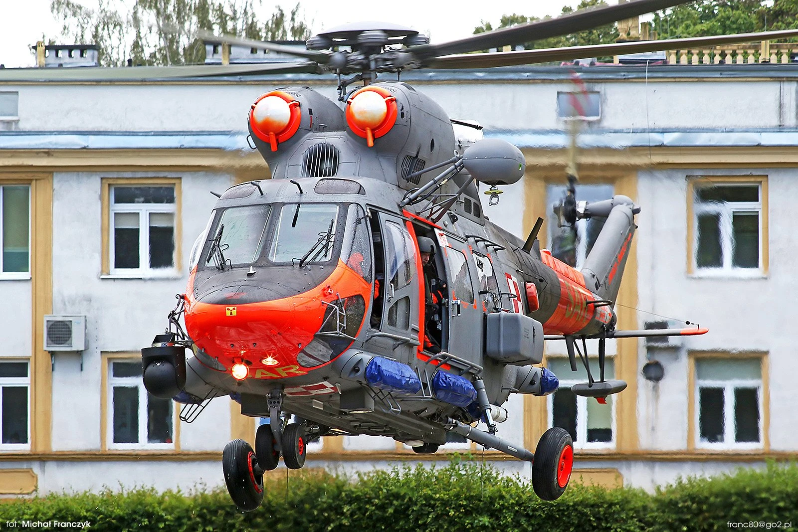 Foto: W-3WARM na lądowisku 7. SzMW w Gdańsku-Oliwie - Michał Franczyk.