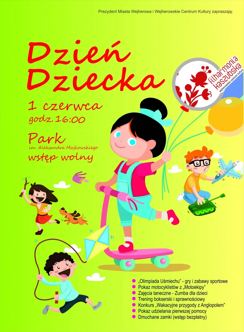 To już dziś: Dzień Dziecka i Olimpiada uśmiechu w Wejherowie