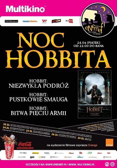 Konkurs! Wygraj bilety na Noc Hobbita