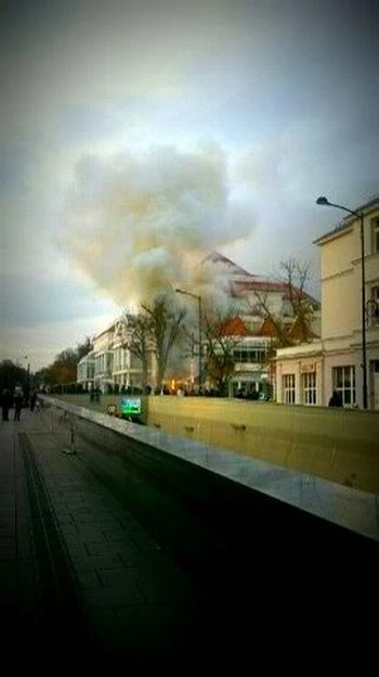 Pali się klub Unique przy Placu Zdrojowym w Sopocie