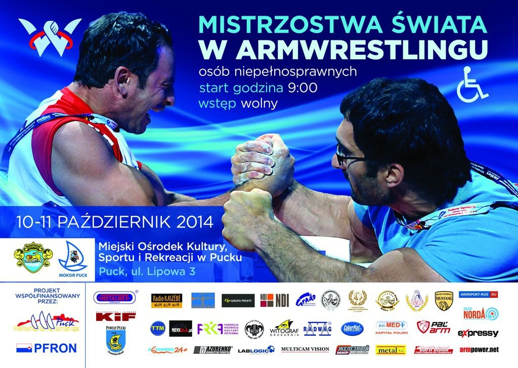 Trwają Mistrzostwa Świata w Armwrestlingu osób niepełnosprawnych
