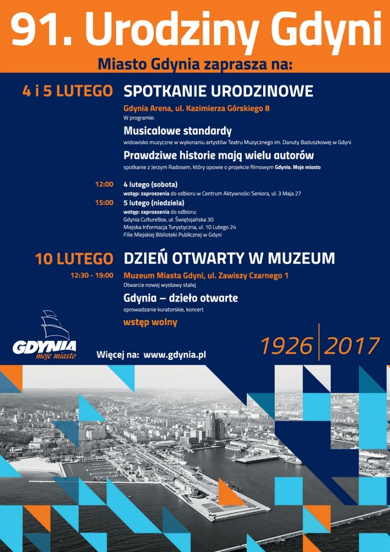 Gdynia zaprasza na swoje urodziny