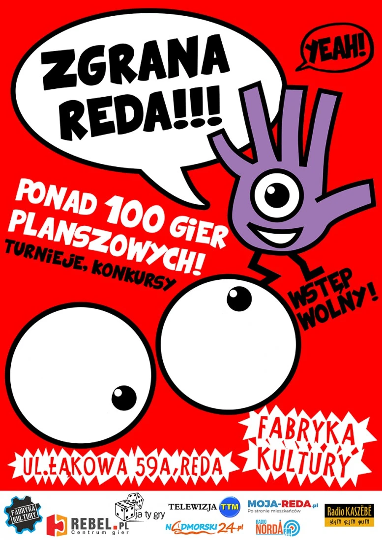 Kwietniowa Zgrana Reda - licytacja planszówek