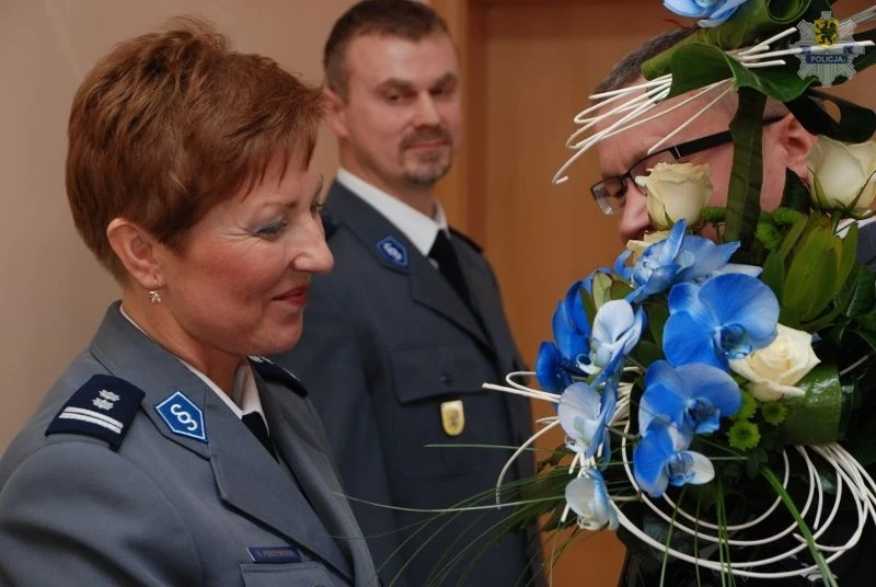 Sopoccy policjanci powitali nowego Komendanta