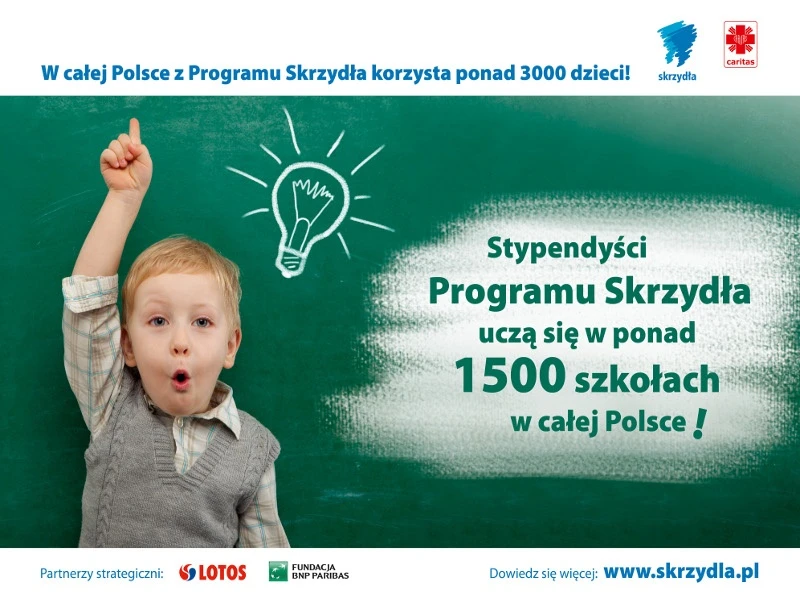 Pomóż dzieciom z programem „Skrzydła”