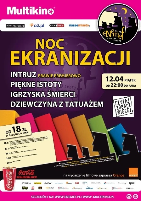 Maraton z ekranizacjami. Wygraj zaproszenia do Multikina!
