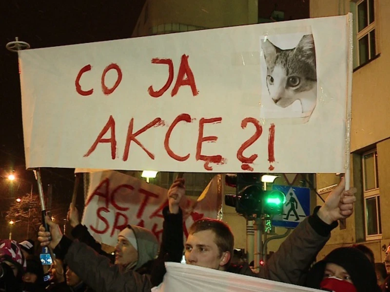 Kolejny protest przeciwko ACTA