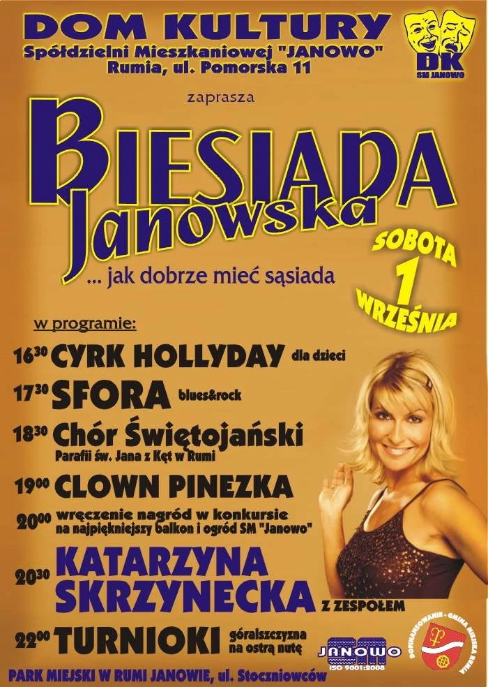 Biesiadowanie z  Katarzyną Skrzynecką