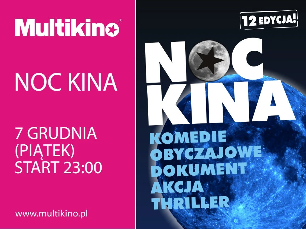Bilety na Noc Kina czekają!