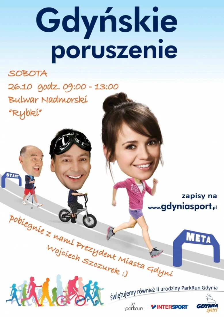 Wielki trening Gdyńskiego Poruszenia z prezydentem Wojciechem Szczurkiem