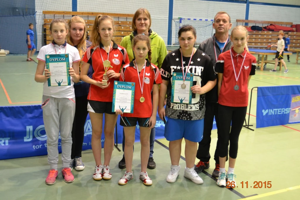 Mistrzostwa Powiatu w Drużynowym Tenisie Stołowym Dziewcząt