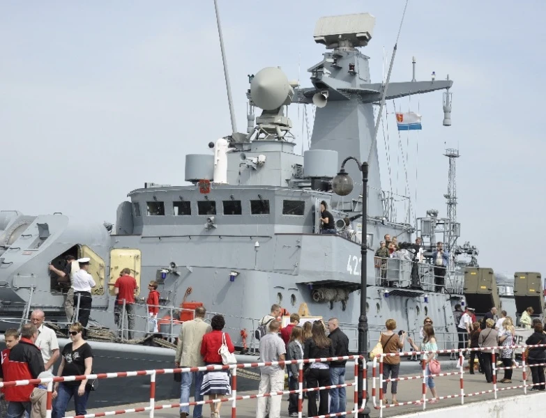 Tłumy na ORP Piorun