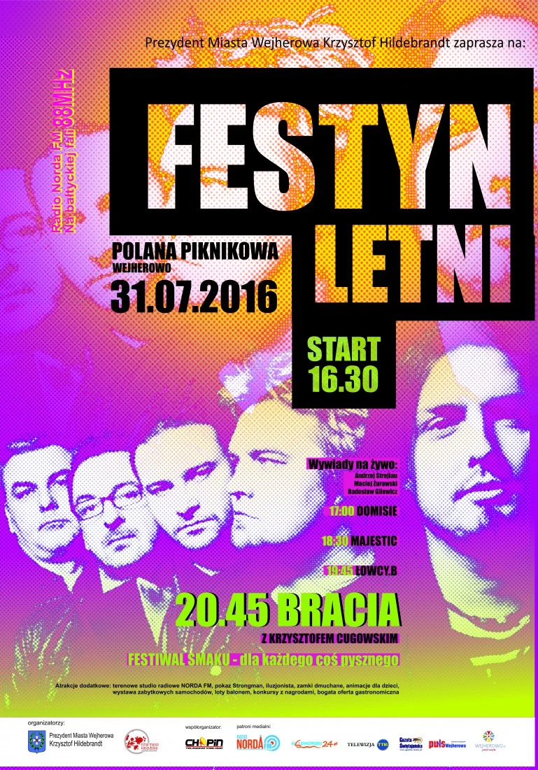 Festyn Letni: Zespół Bracia i pierwsza rocznica radia Norda FM