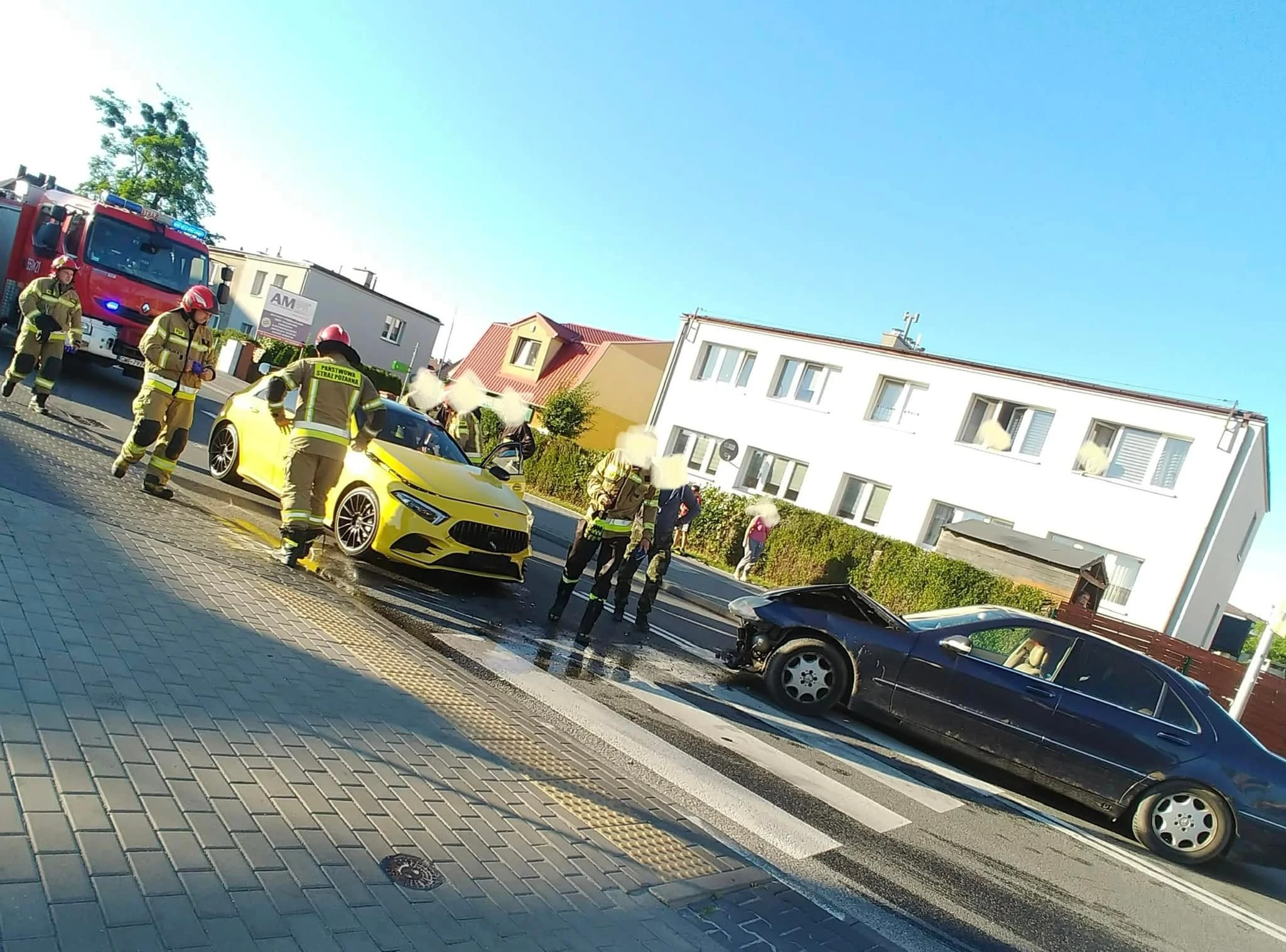 Zderzenie na ulicy Przemysłowej /Fot. Czytelnik