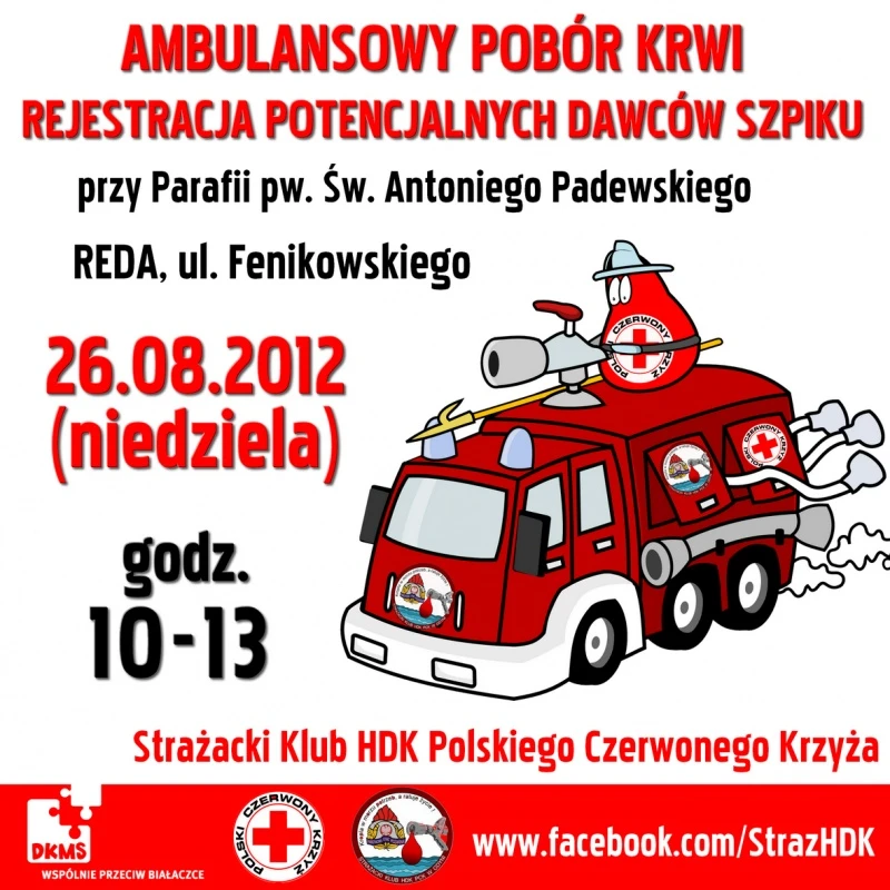 Zbiórka krwi w Redzie 