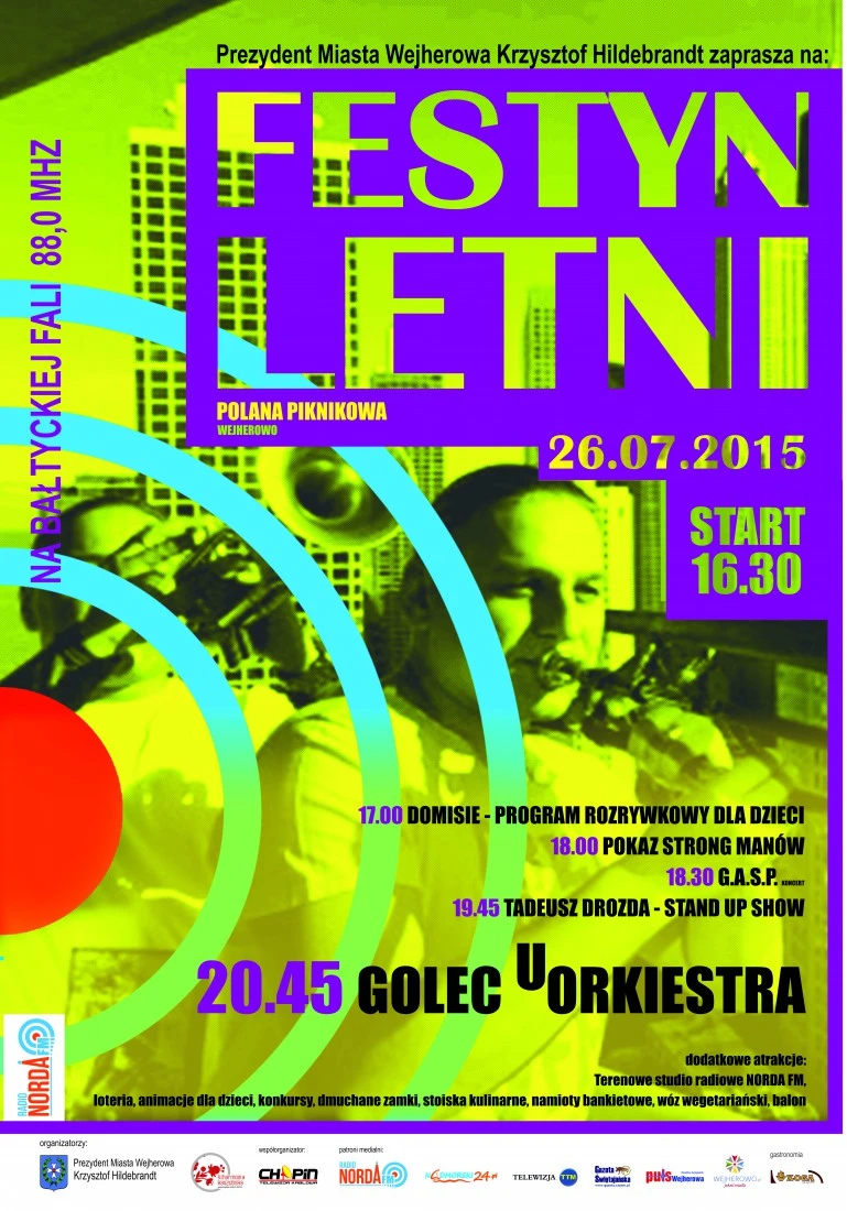 Festyn Letni: Golec uOrkiestra i start radia Norda FM już dziś!
