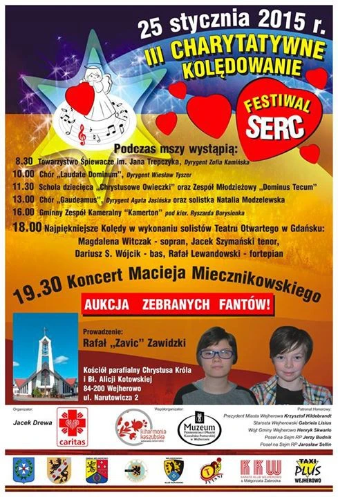 Maciej Miecznikowski na 'Festiwalu Serc' w Wejherowie