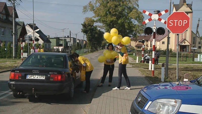 Akcja "Bezpieczny przejazd" w Żelistrzewie