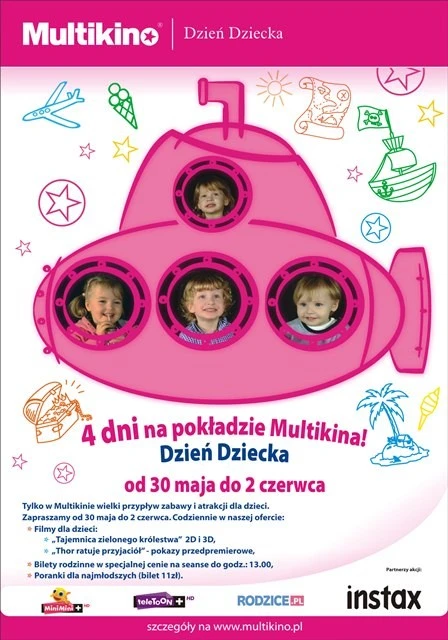 Dzień Dziecka w Multikinie! Wygraj bilety!