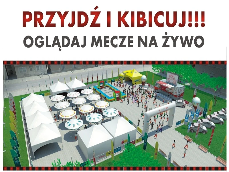 Strefa kibica obok Gniewina