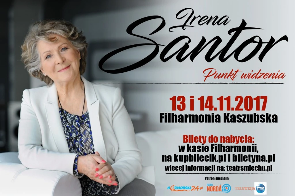 'Punkt widzenia', czyli recital Ireny Santor w Wejherowie