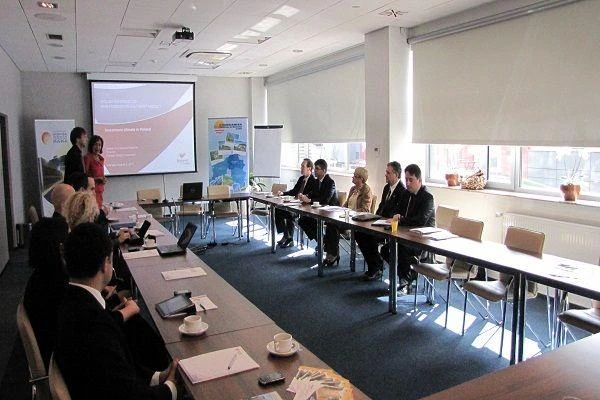 Przedstawiciele Boeinga w Gdańskim Parku Naukowo-Technologicznym