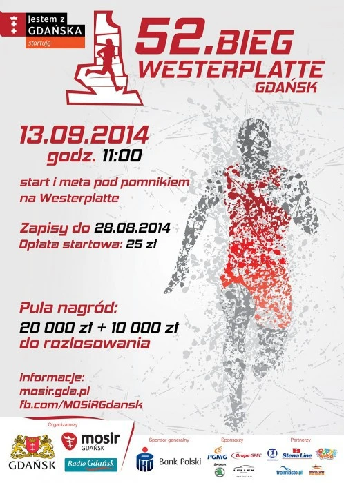 52. Bieg Westerplatte już w weekend