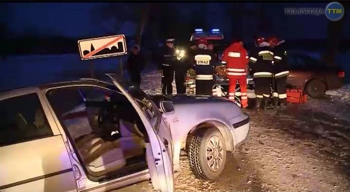 Wypadek w Kniewie, jedna osoba ranna