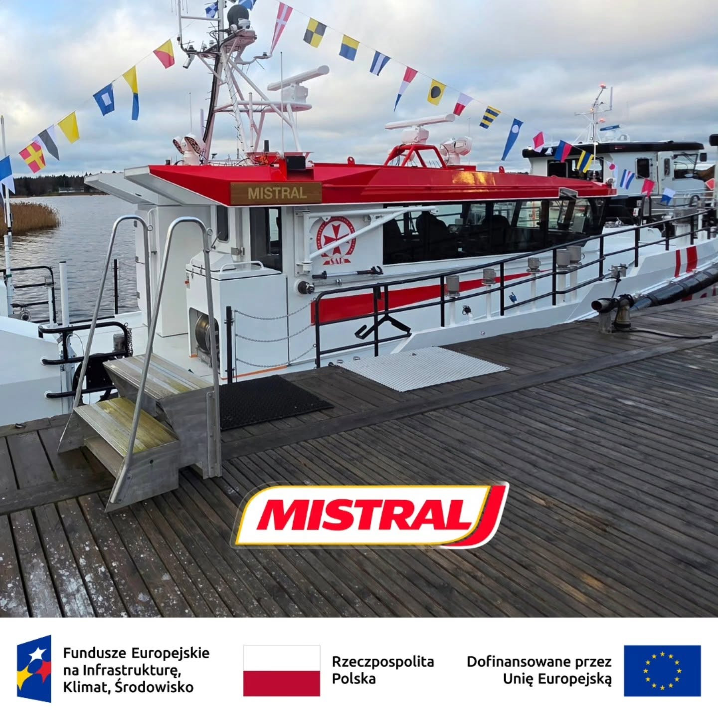 Nowa jednostka ratownicza MISTRAL zwodowana. Trafi do Łeby | ZDJĘCIA