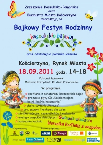 Zaproszenie na festyn "Kaszubskie Bajania"