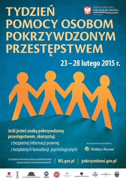 W lutym Tydzień Pomocy Osobom Pokrzywdzonym Przestępstwem