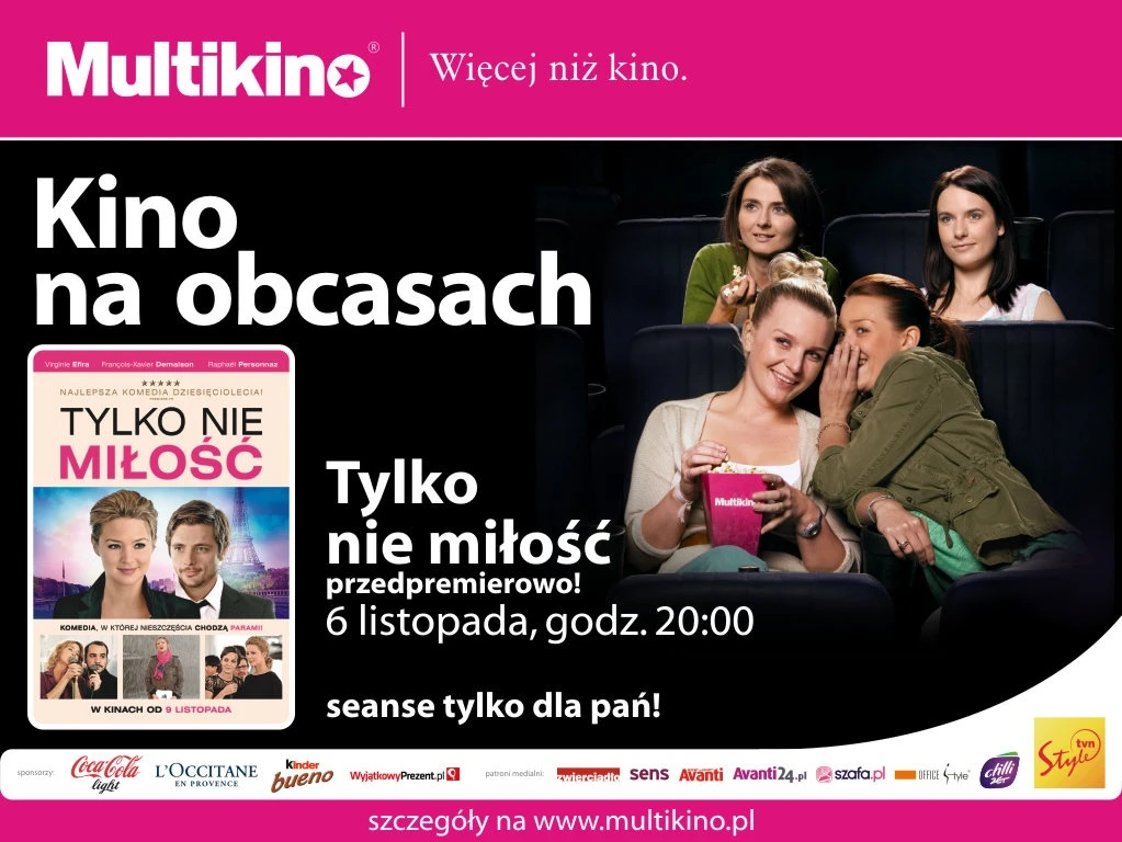 Bilety do Multikina - tylko dla kobiet!