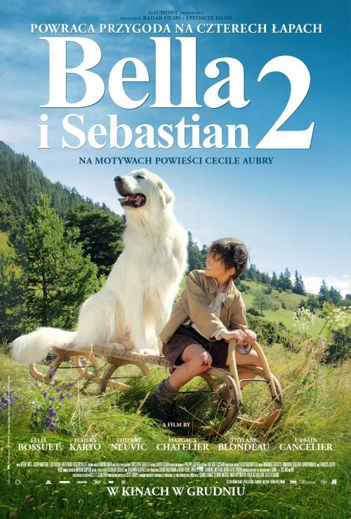 Rodzina leci do kina na film „Bella i Sebastian 2"