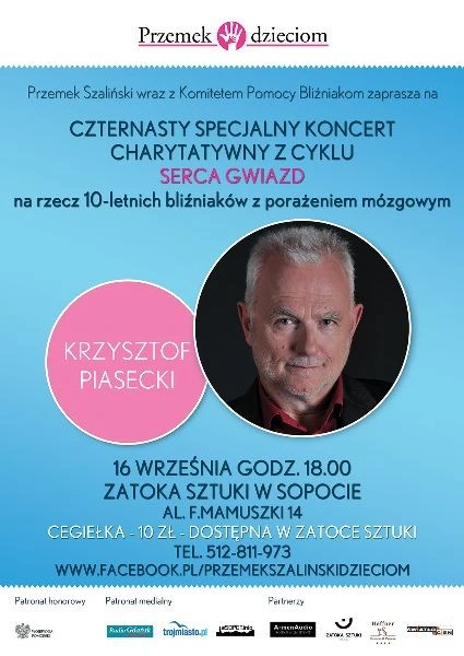 Krzysztof Piasecki charytatywnie w Sopocie
