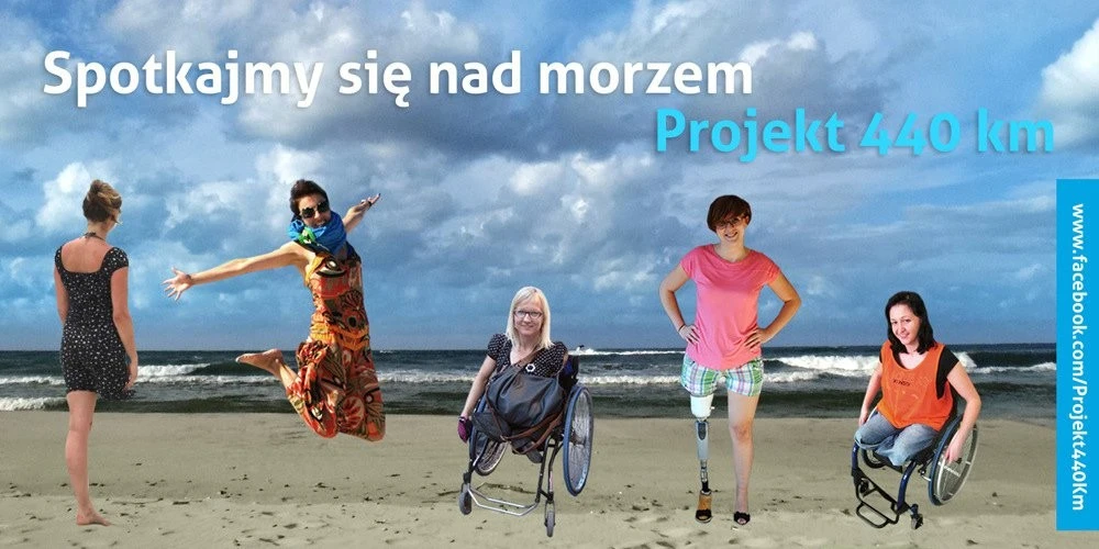 440 km brzegiem morza dla niepełnosprawnych kobiet