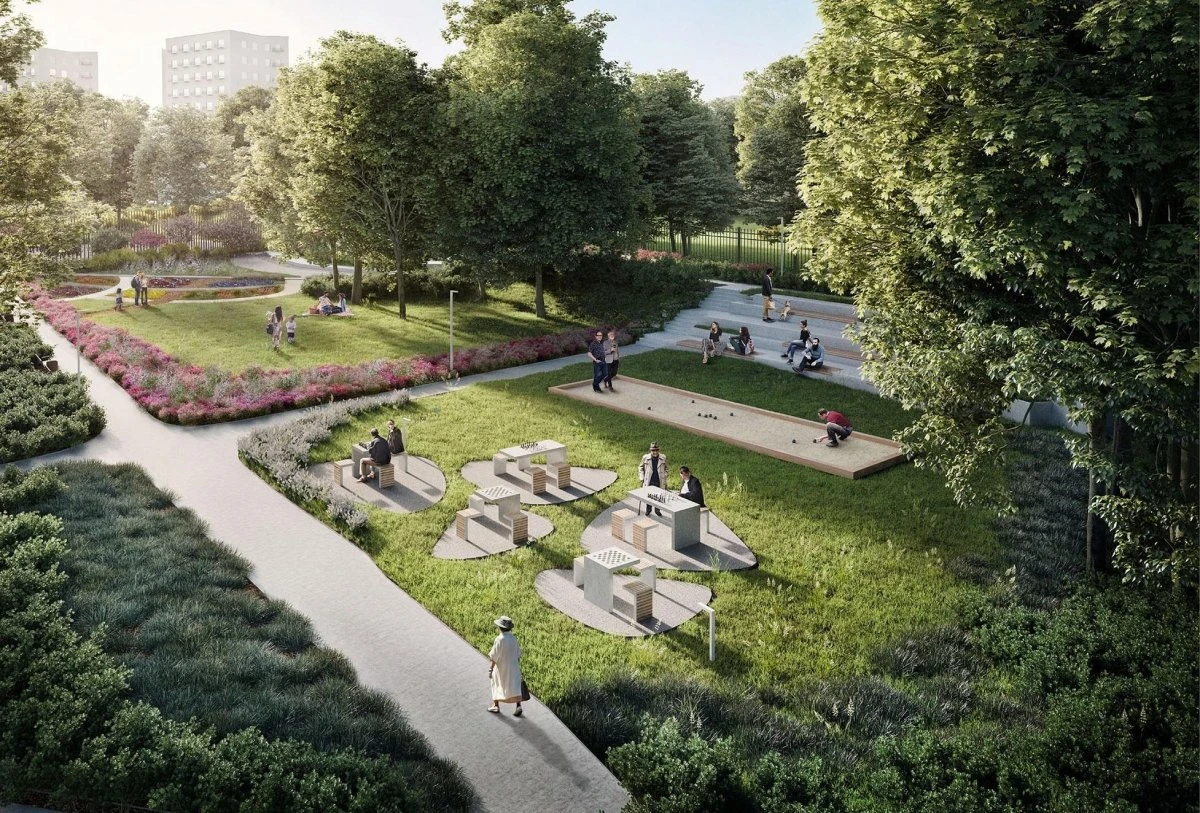 Wizualizacja fragmentu Parku Centralnego /gdynia.pl