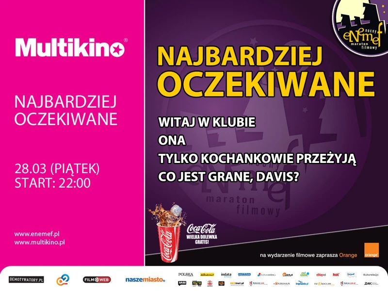 KONKURS! Wygraj bilety na maraton z filmami