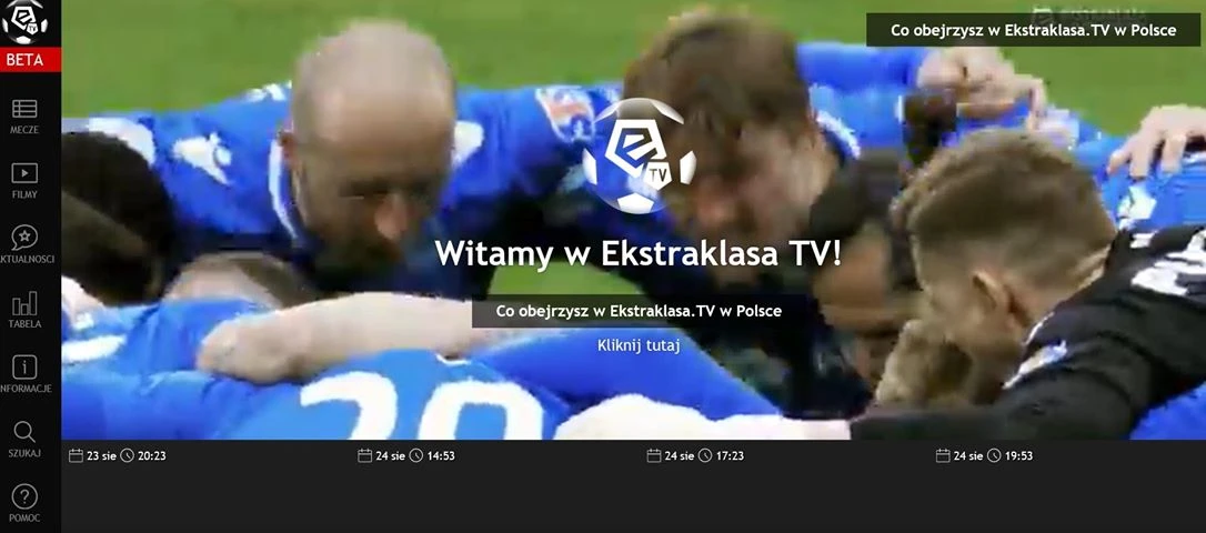Ekstraklasa TV/screen