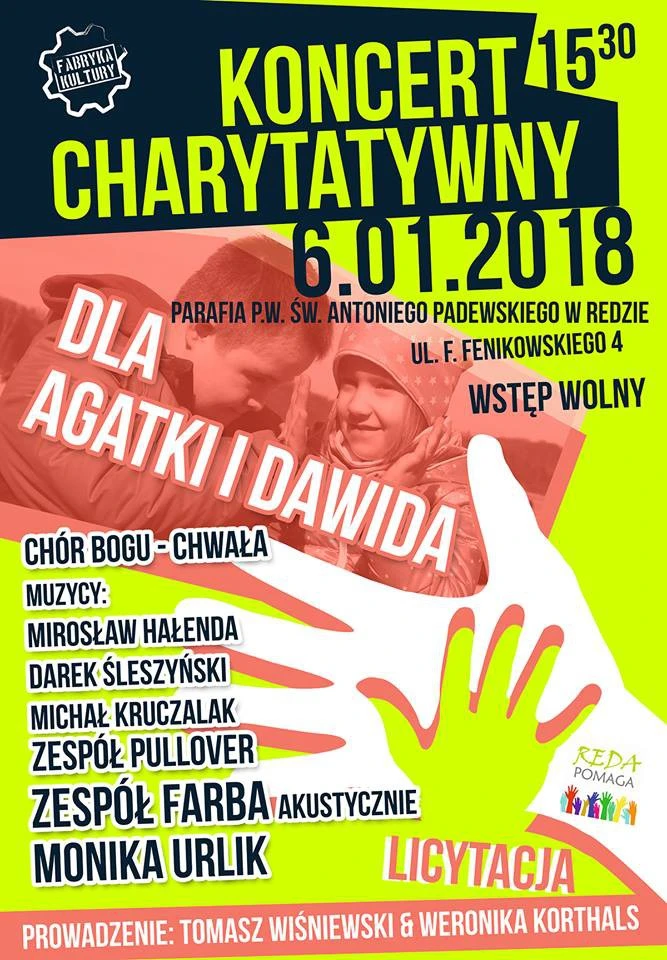 Koncert dla Agatki i Dawida w Redzie