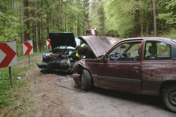 Gmina Wejherowo: Wypadek w Łężycach. Zobacz zdjęcia