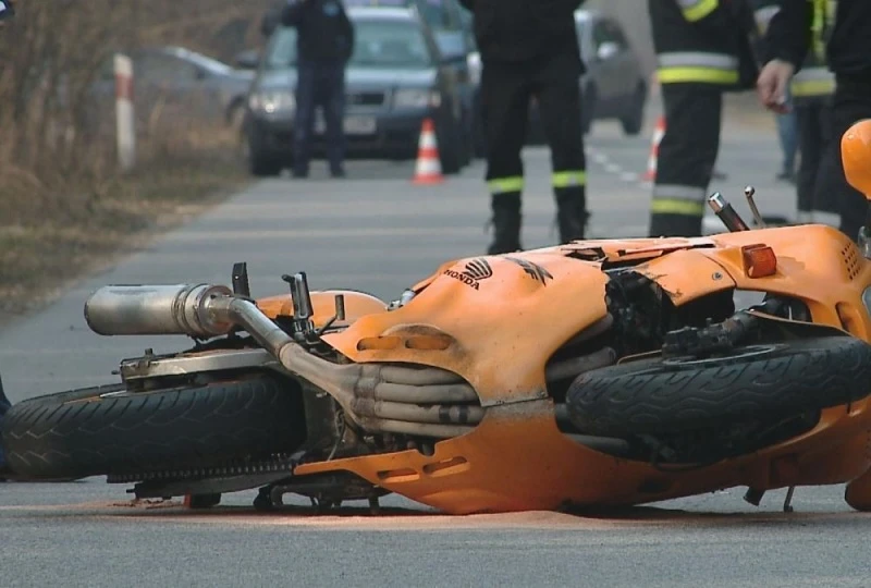 Śmierć motocyklisty na trasie do Wielkiej Piaśnicy