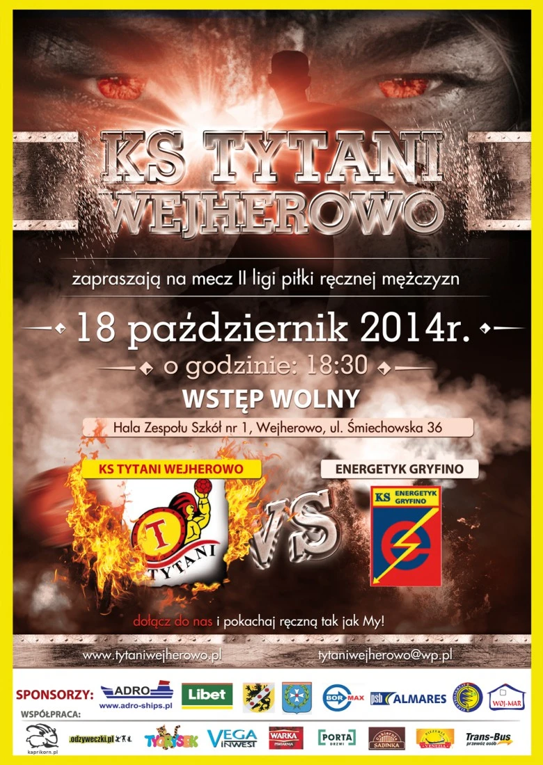 Tytani  zmierzą się z Energetykiem Gryfino