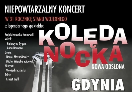 Koncerty upamiętniające rocznicę wprowadzenia stanu wojennego