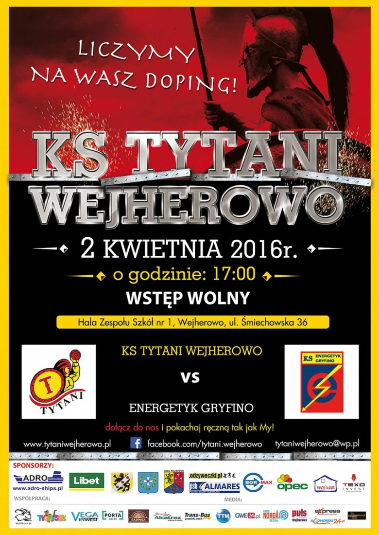 Tytani zawalczą o zwycięstwo w Wejherowie