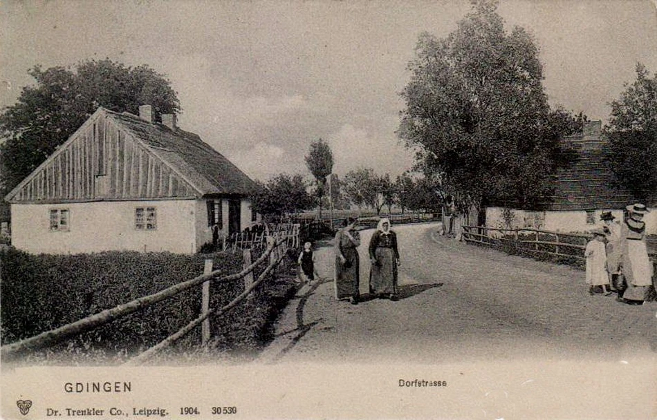 Gdynia, ulica 3 Maja (1904 rok) /źródło: fotopolska.eu