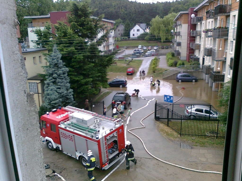 Podtopienia również w Gdańsku i Wejherowie