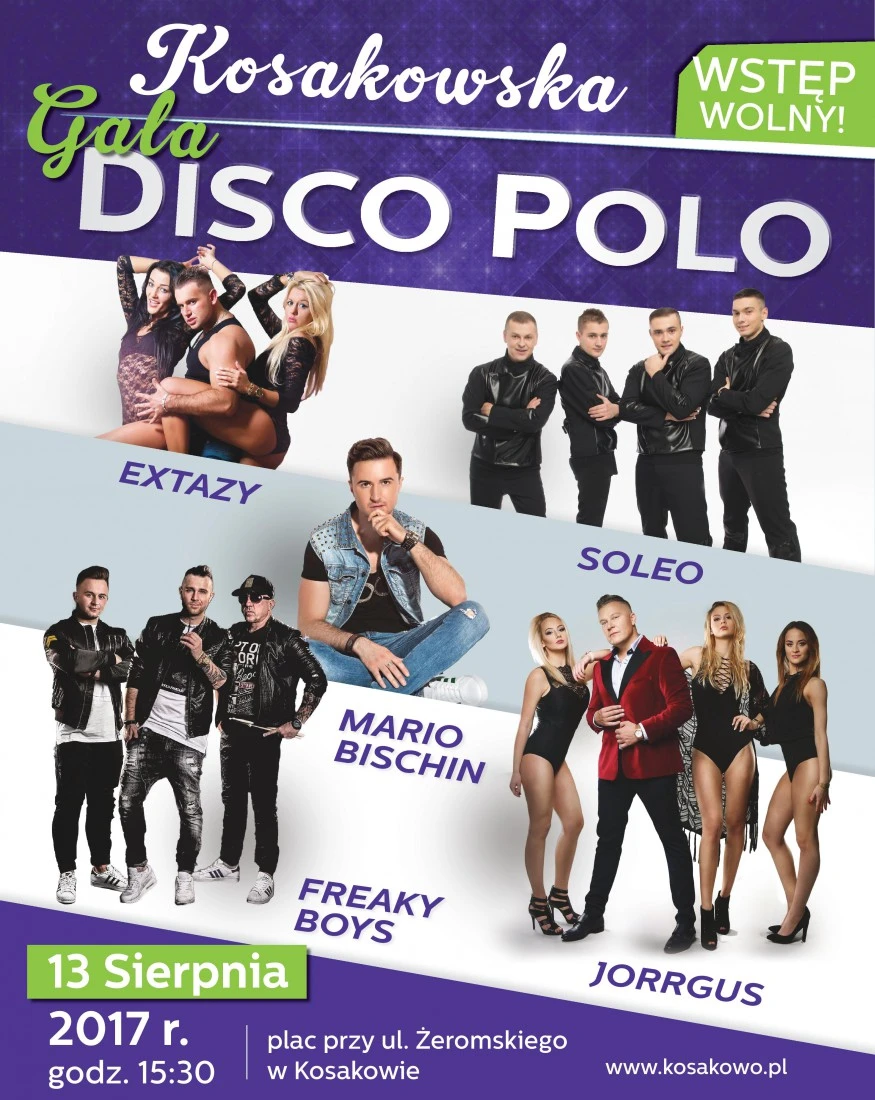 Zbliża się Gala Disco Polo w Kosakowie