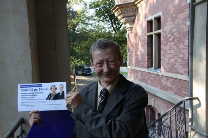 Na zdjęciu : Jeden z bohaterów projektu Wiesław Michalski