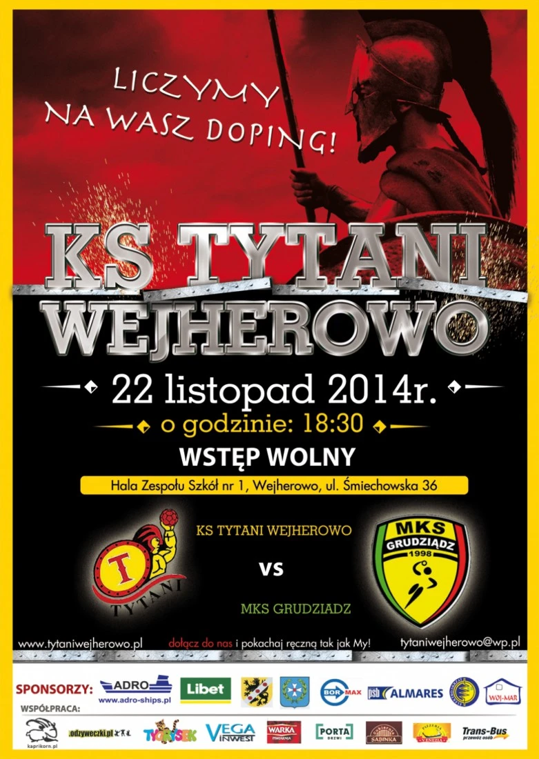 Tytani zawalczą z liderem II ligi